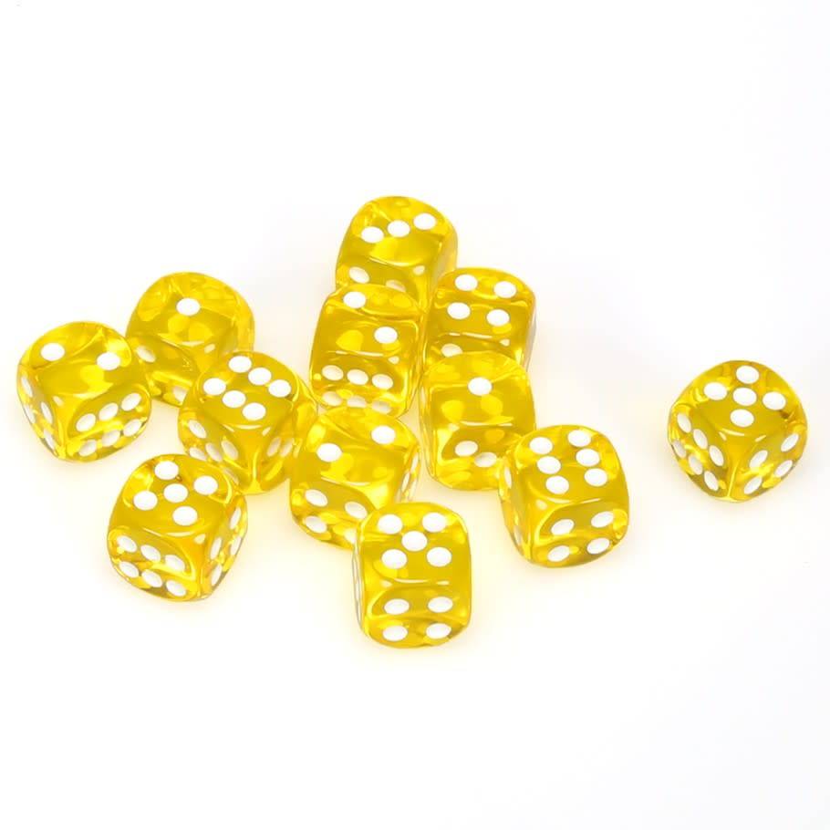 CHX 23602 Translucent Yellow w/White D6