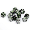 CHX 26645 Gemini Black-Grey w/Green D6