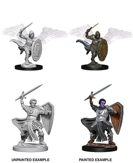 D&D Unpainted Minis - Aasimar Paladin