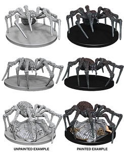 D&D Unpainted Minis - Spiders