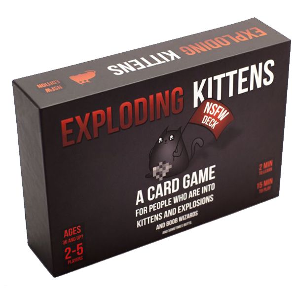 Exploding Kittens NSFW party game