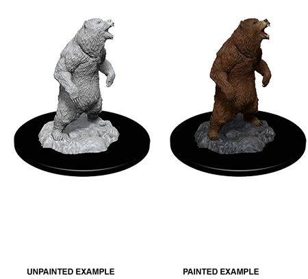 Pathfinder Battles Unpainted Minis - Grizzly