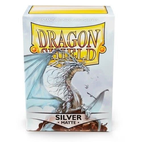 Dragon Shield - 63mm X 88mm - Standard Matte - Silver 100 ct.