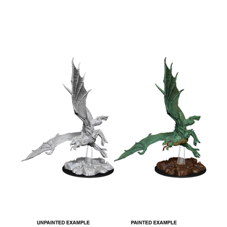D&D Unpainted Minis - Young Green Dragon