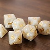 Large RPG Dice Set - Tahitian Vanilla