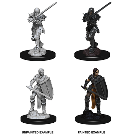 D&D Unpainted Minis - Human Fighter (Female)