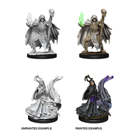 Pathfinder Battles Unpainted Minis - Necromancers