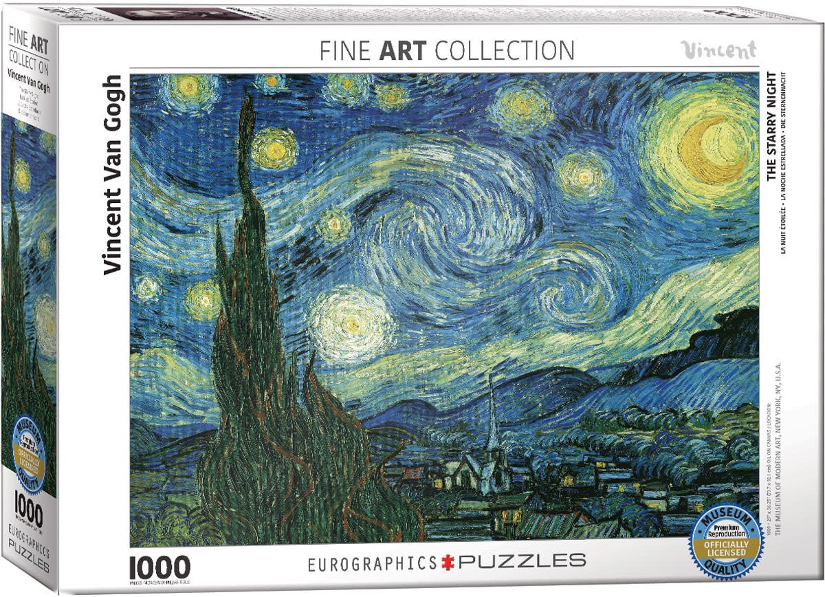 1000 - Starry Night (Van Gogh)