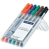 Water Soluble (Wet-Erase) Markers: 6 Color Pack