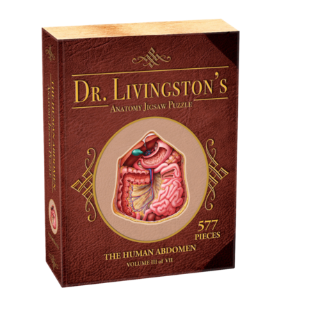 577 - Dr. Livingston's Anatomy Jigsaw Puzzles: Volume III - The Human Abdomen