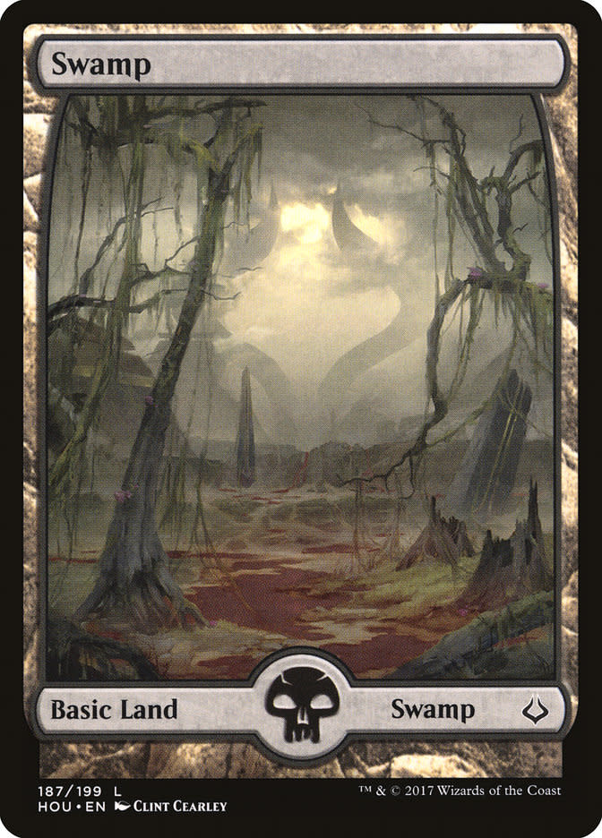 Swamp (187) - Full Art - Foil