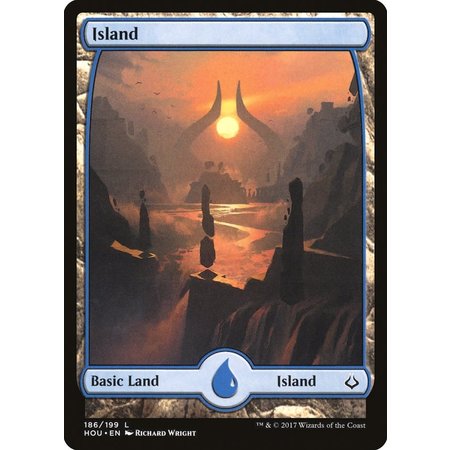 Island (186) - Full Art Foil
