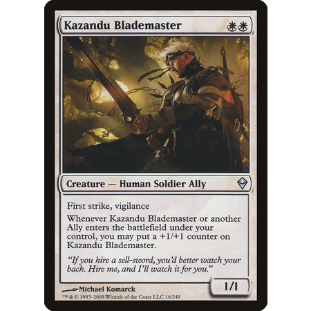 Kazandu Blademaster - Foil