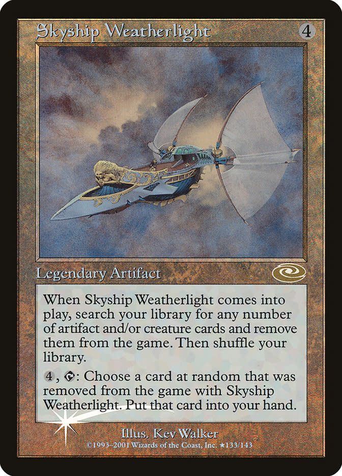 Skyship Weatherlight - Foil - Alternate Art