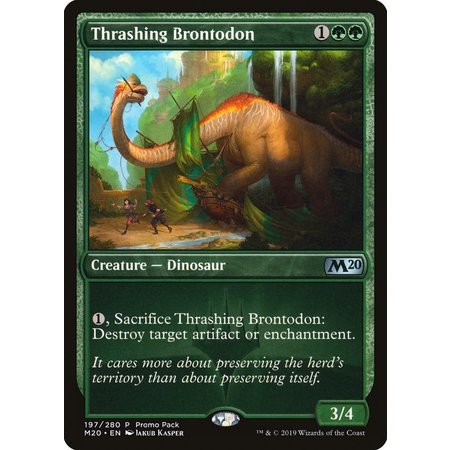 Thrashing Brontodon - Foil - Promo Pack