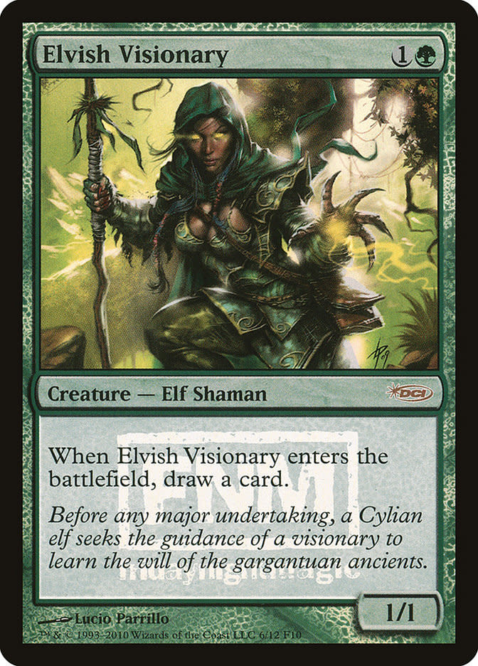 Elvish Visionary - Foil - FNM Promo