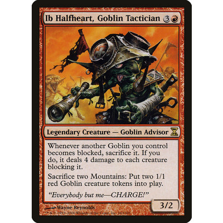 Ib Halfheart, Goblin Tactician - Foil