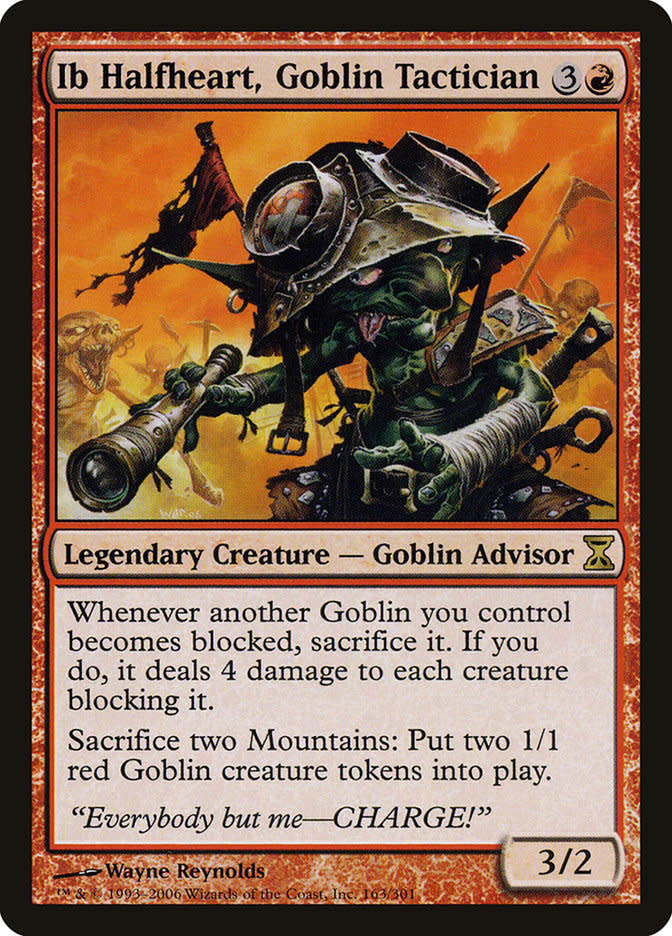 Ib Halfheart, Goblin Tactician - Foil