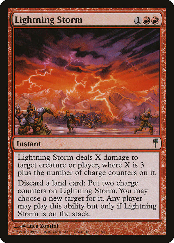 Lightning Storm - Foil