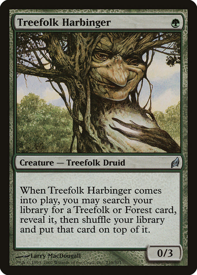 Treefolk Harbinger - Foil