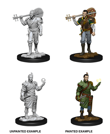 D&D Unpainted Minis - Half-Elf Bard (Male)