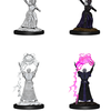 D&D Unpainted Minis - Drow Mage and Drow Priestess