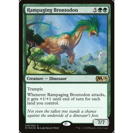 Rampaging Brontodon - Foil