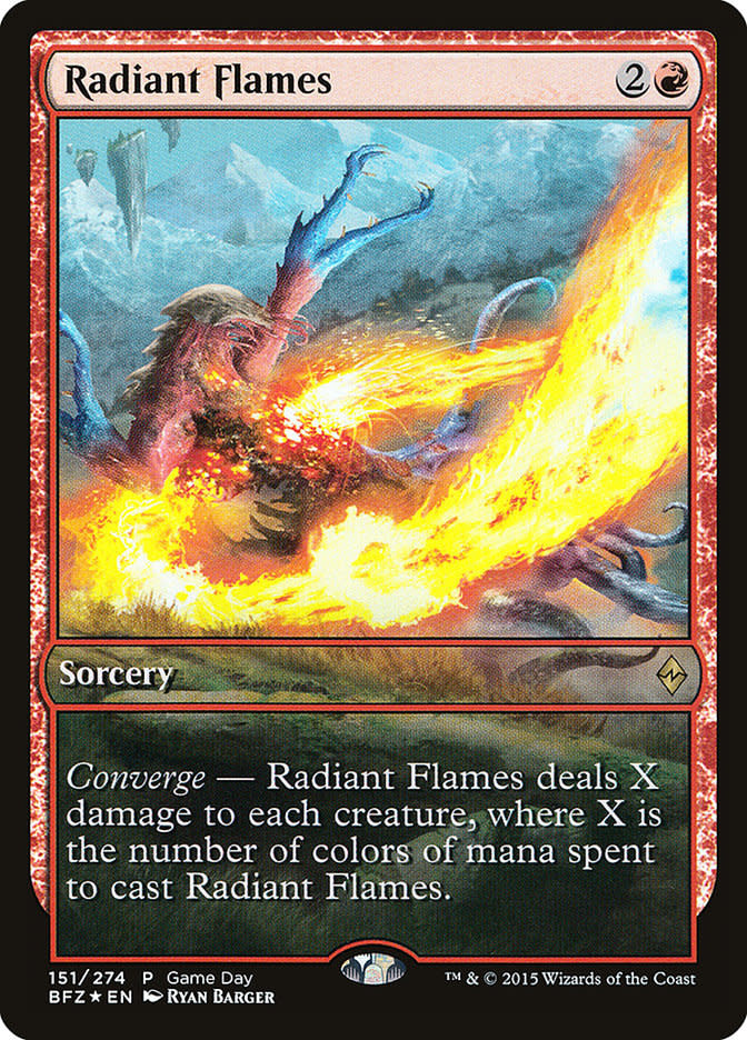 Radiant Flames - Foil - Game Day Promo