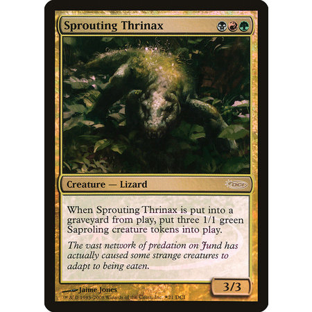 Sprouting Thrinax - Foil - WPN Promo