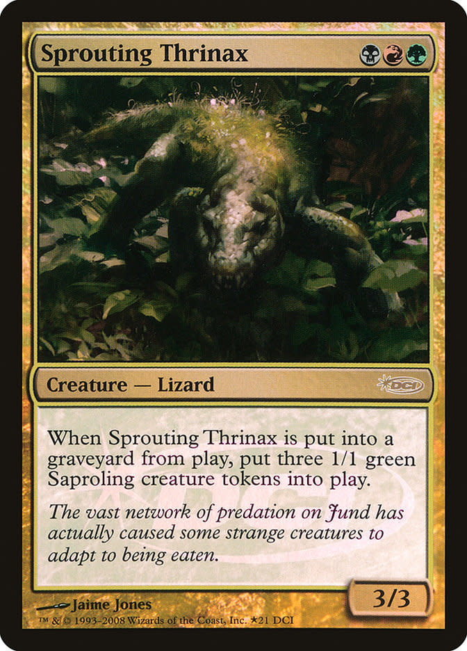 Sprouting Thrinax - Foil - WPN Promo
