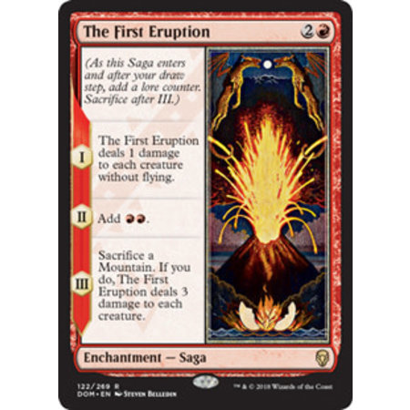 The First Eruption