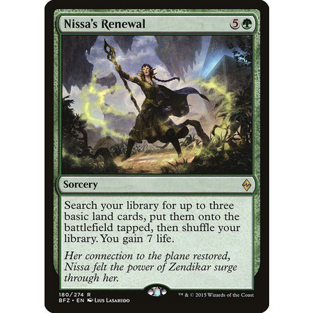 Nissa's Renewal - Foil