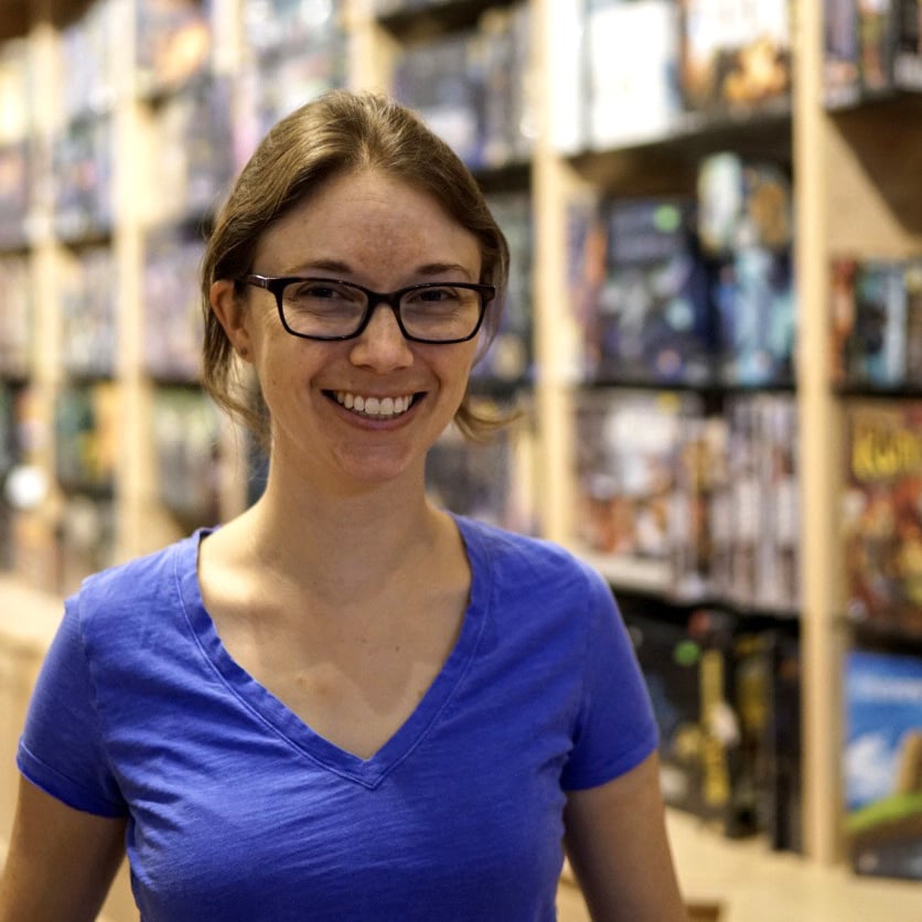 Andrea Robertson, co-owner of Rain City Games