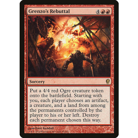 Grenzo's Rebuttal - Foil