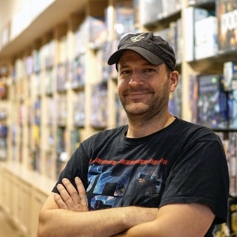 Channing Guenther, co-owner of Rain City Games