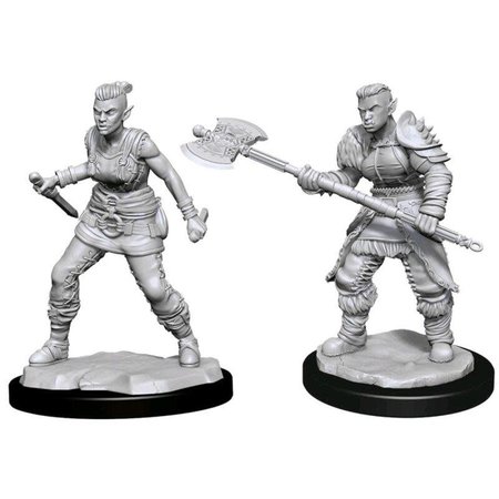 D&D Unpainted Minis - Orc Barbarian (Female)