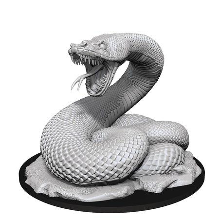 D&D Unpainted Minis - Giant Constrictor Snake