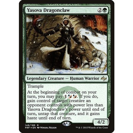 Yasova Dragonclaw - Foil - Prerelease Promo