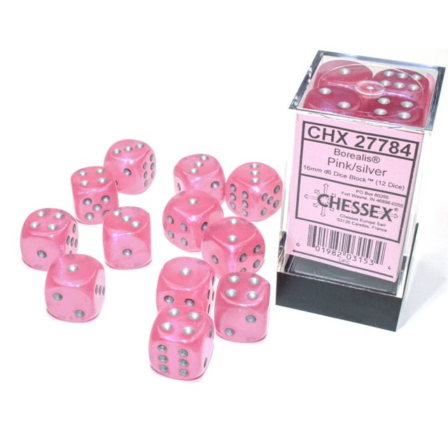 CHX 27784 Borealis Pink w/Silver Luminary D6