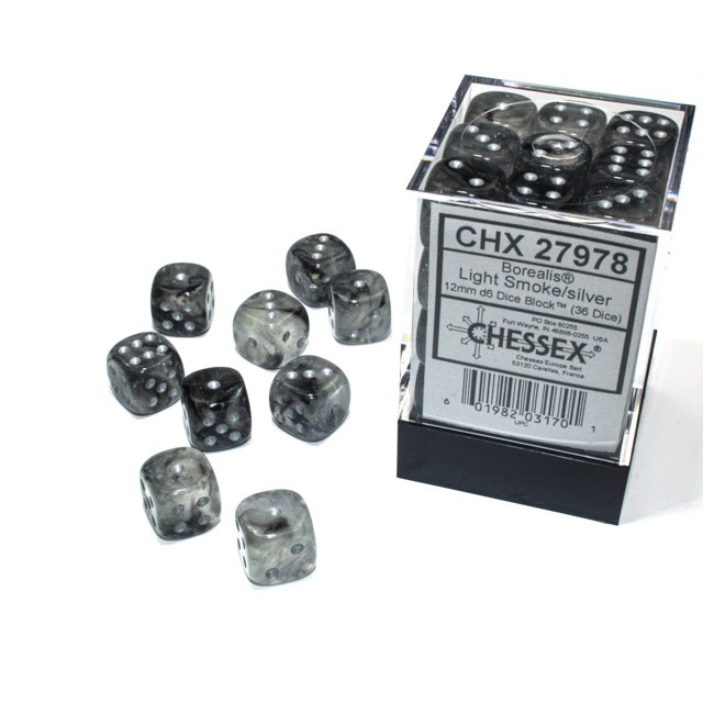 CHX 27978 Borealis Light Smoke w/Silver Luminary D6