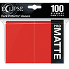 Ultra Pro - 66mm X 91mm - Eclipse Matte Sleeves - Apple Red 100 ct.