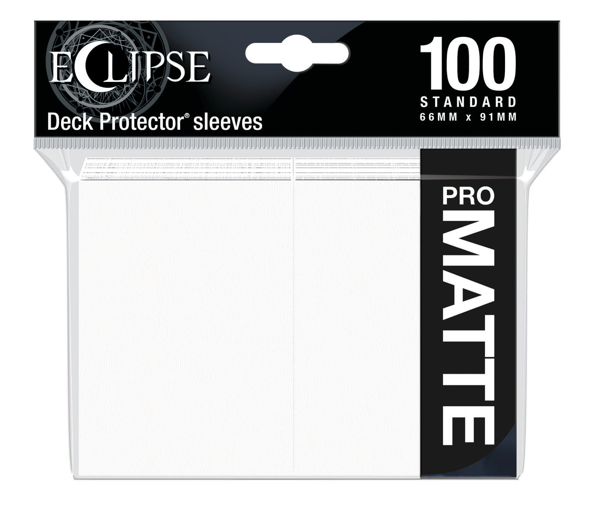 Ultra Pro - 66mm X 91mm - Eclipse Matte Sleeves - Arctic White 100 ct.