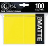 Ultra Pro - 66mm X 91mm - Eclipse Matte Sleeves - Lemon Yellow 100 ct.