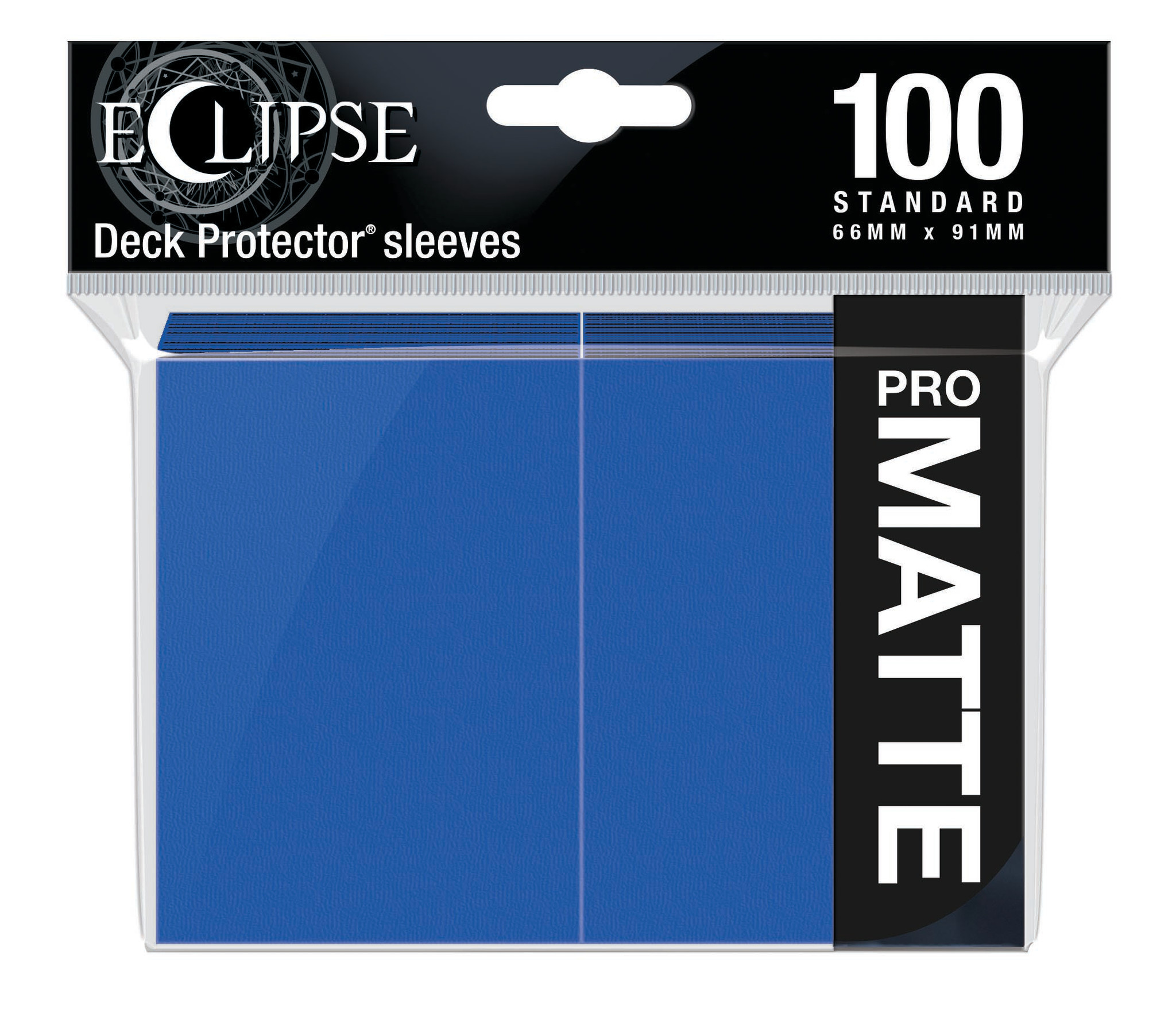 Ultra Pro - 66mm X 91mm - Eclipse Matte Sleeves - Pacific Blue 100 ct.