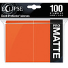 Ultra Pro - 66mm X 91mm - Eclipse Matte Sleeves - Pumpkin Orange 100 ct.