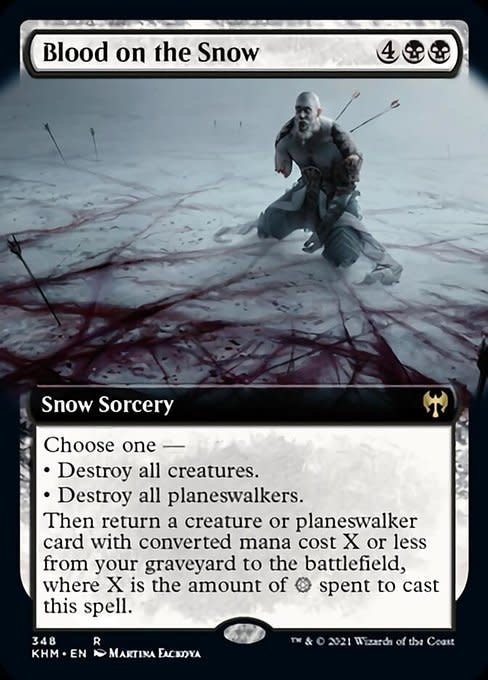 Blood on the Snow - Foil