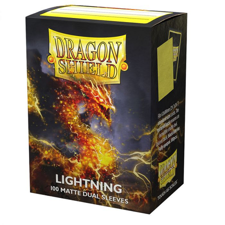 Dragon Shield - 63mm X 88mm - Standard Dual Matte - Lightning 100 ct.