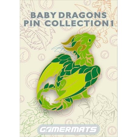 2" Enamel Pin - Baby Green Dragon