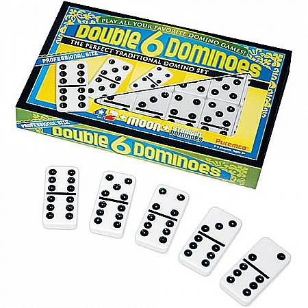 Dominoes - Double 6 'Black Dot'