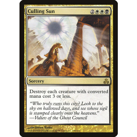 Culling Sun